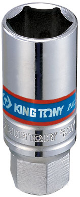Головка свечная шестигранная 3/8", 18 мм, пружинный фиксатор 36A518 King Tony