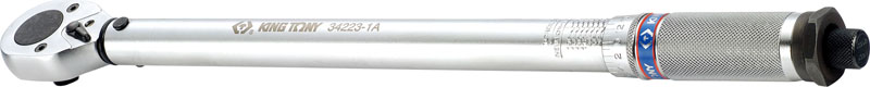 Динамометрический ключ 1/4", 5-25 Нм, футляр  King Tony 34223-1A