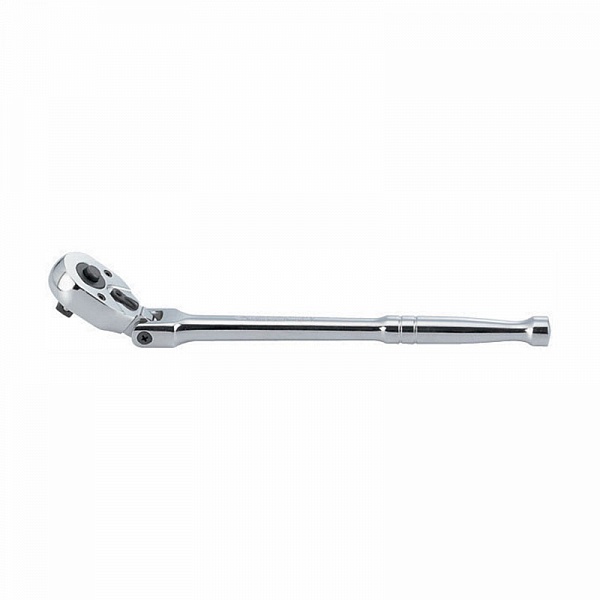 Трещотка 3/8", 290 мм, 32 зубца, флажковая с кнопкой, шарнирная 3781-11P King Tony