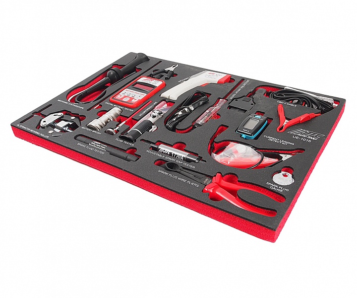 Набор инструментов 16 предметов слесарно-монтажный в ложементе JTC-UE1016