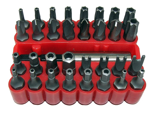 Набор бит для шуруповерта 1/4" Hans