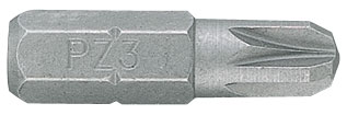 Вставка (бита) торцевая 1/4", Pozidriv, PZ2, L = 25 мм 102502Z King Tony