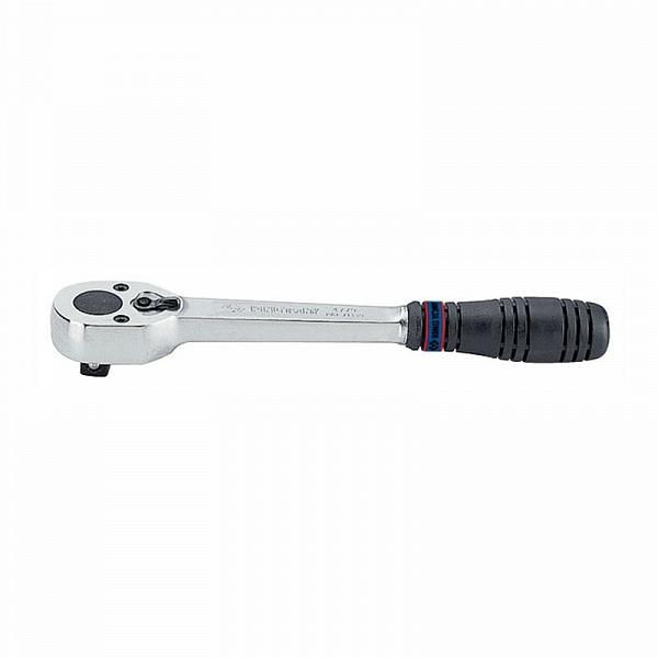 Трещотка 1/2", 250 мм, 32 зубца, флажковая, фиксатор 4779-10GR King Tony