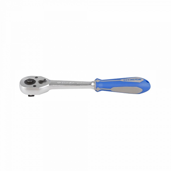 Трещотка 1/2", 250 мм, 32 зубца, флажковая с кнопкой 4771-10GR King Tony