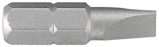 Вставка (бита) торцевая 1/4", Slotted, 6х1.0 мм, L = 25 мм 102506S1 King Tony