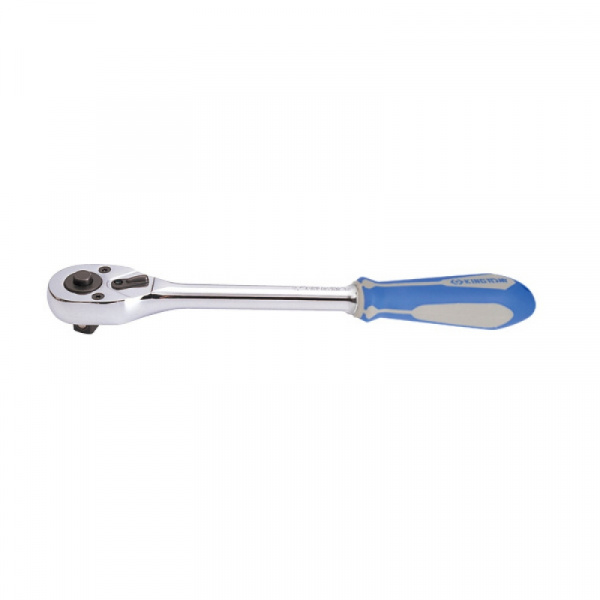 Трещотка 1/2", 250 мм, 32 зубца, флажковая с кнопкой 4762-10G King Tony