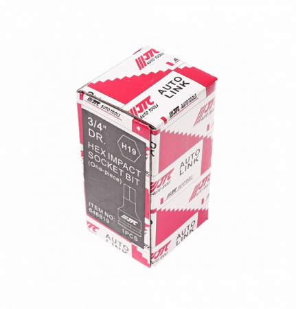 Бита-головка 3/4 HEX H19х88мм ударная JTC-648819