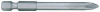 Вставка (бита) торцевая 1/4", Pozidriv, PZ2, L = 50 мм, для шуруповерта 715002Z King Tony