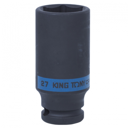 Головка торцевая ударная глубокая шестигранная 1/2", 27 мм 443527M King Tony