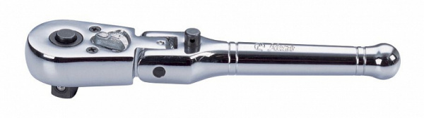Трещотка шарнирная на 1/4", 45-зуб, Hans