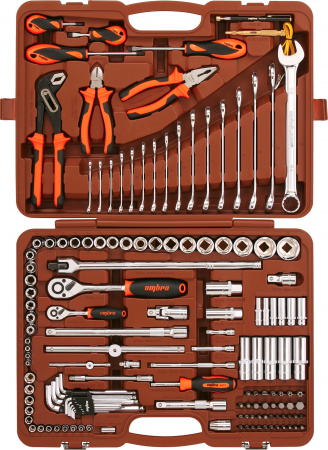 Набор инструмента универсальный OMBRA  1/4", 1/2"DR, 143 предмета