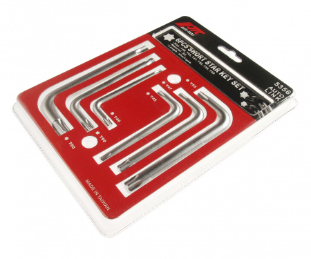 Набор ключей TORX T40-T60 Г-образных 6 предметов JTC-5356