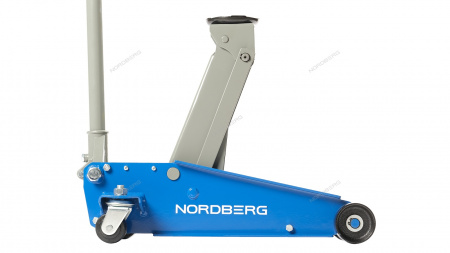 Домкрат подкатной 3 тонн 120-450 мм с резиновой насадкой NORDBERG N32030