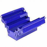 Ящик инструментальный раскладной, 5 отсеков, синий 510-05420B Мастак