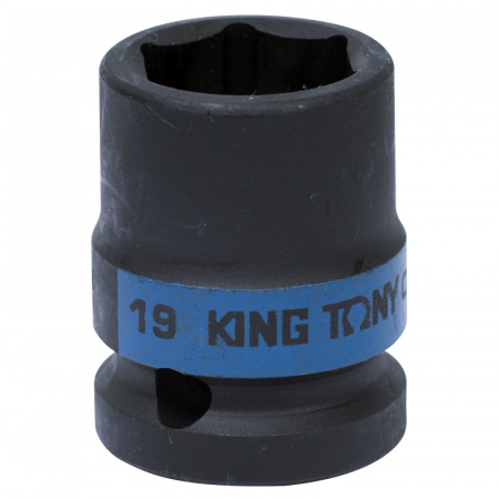 Головка торцевая ударная шестигранная 1/2", 19 мм 453519M King Tony