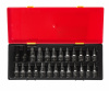 Набор бит-головок 1/2 HEX H4-H14, TORX T20-T60,SPLINE M5-M12 25 предметов JTC-K4251