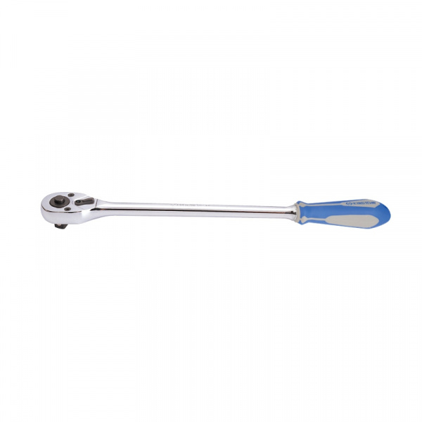Трещотка 1/2", 375 мм, 32 зубца, флажковая с кнопкой 4762-15G King Tony