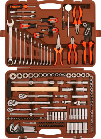 Набор инструмента универсальный Ombra 1/4", 3/8" и 1/2"DR, 150 предметов