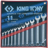 Набор комбинированных ключей, 8-24 мм, 11 предметов 1211MR King Tony