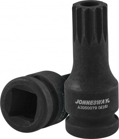 Насадка М16 tamperproof 1/2''DR для сливных пробок картеров агрегатов трансмиссий а/м VAG Jonnesway AI050079