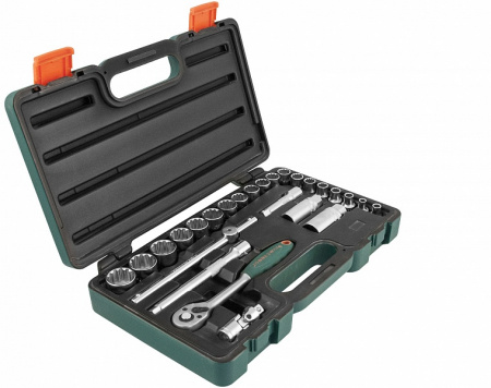 Набор головок торцевых Super Tech 3/8 DR, с аксессуарами, 26 предметов Jonnesway S68H3126S