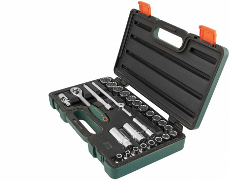 Набор головок торцевых Super Tech 3/8 DR, с аксессуарами, 26 предметов Jonnesway S68H3126S