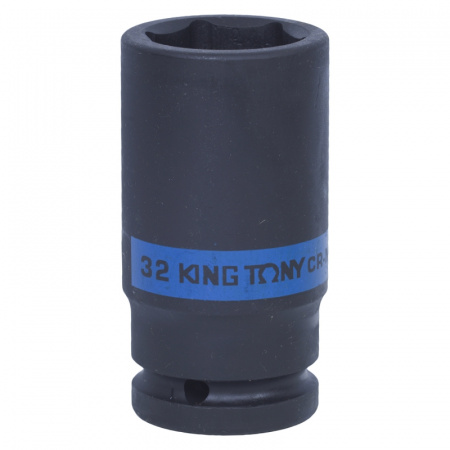 Головка торцевая ударная глубокая шестигранная 3/4", 32 мм 643532M King Tony