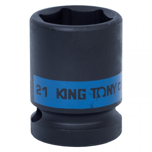 Головка торцевая ударная шестигранная 1/2", 21 мм 453521M King Tony