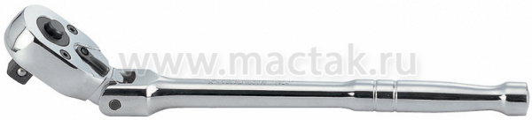 Трещотка 1/2", 300 мм, 32 зубца, флажковая с кнопкой, шарнирная 4781-12P King Tony