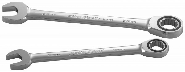 Ключ комбинированный трещоточный, 24 мм Jonnesway W45124