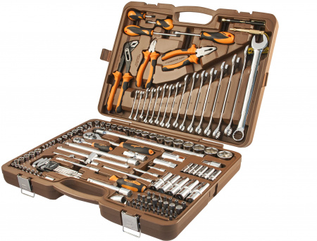 Набор инструмента универсальный OMBRA  1/4", 1/2"DR, 143 предмета