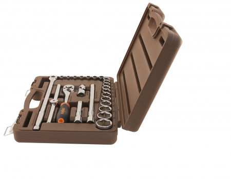 Набор головок торцевых Ombra с аксессуарами 1/2"DR, 8-32 мм, 24 предмета