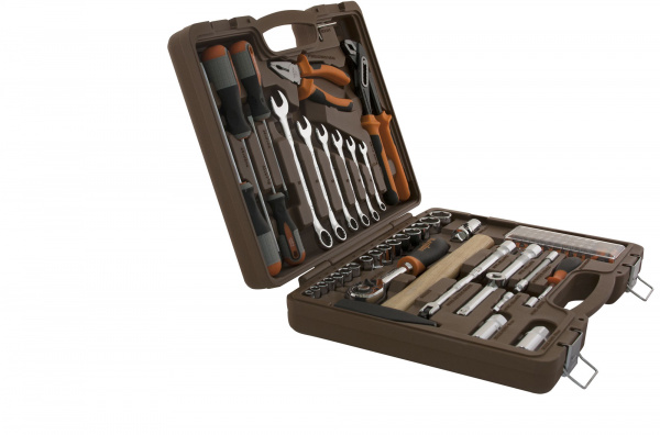 Набор инструмента универсальный OMBRA OMT75S 1/4", 1/2"DR, 75 предметов