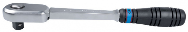 Трещотка 1/2", 250 мм, 72 зубца, с кнопкой, встроенный реверс 4783-10G King Tony