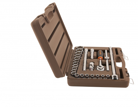 Набор головок торцевых Ombra с аксессуарами 1/2"DR, 8-32 мм, 24 предмета