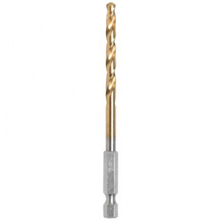 Сверло по металлу HSS-Tin 10,0 мм, хвостовик 1\4" MAKITA D-15833