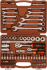 Набор инструмента Ombra 1/4", 1/2"DR с головками торцевыми 12-гранными 1/2"DR, 82 предмета