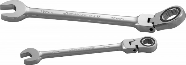 Ключ комбинированный трещоточный карданный, 10 мм Jonnesway W66110