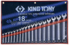 Набор комбинированных ключей, 6-24 мм, 18 предметов 1218MR01 King Tony