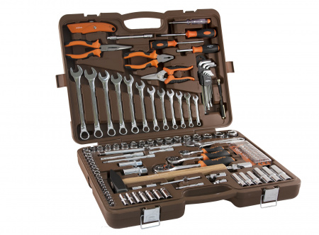 Набор инструмента Ombra 1/4", 3/8" и 1/2"DR, 131 предмет