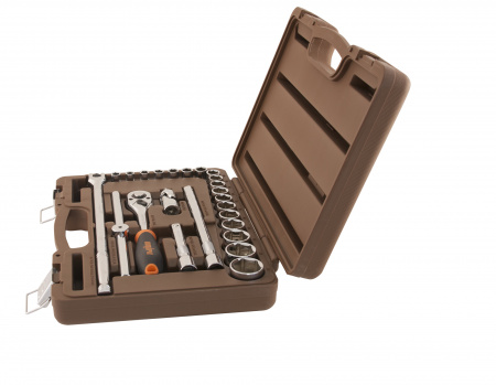 Набор головок торцевых Ombra с аксессуарами 1/2"DR, 8-32 мм, 24 предмета