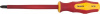 Отвертка крестовая диэлектрическая PHILLIPS®  VDE 1000 v PH0x60 мм Thorvik