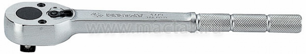 Трещотка 1/2", 250 мм, 32 зубца, флажковая, фиксатор, удлиняемая 4779-10BR King Tony