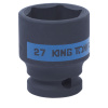 Головка торцевая ударная шестигранная 1/2", 27 мм 453527M King Tony
