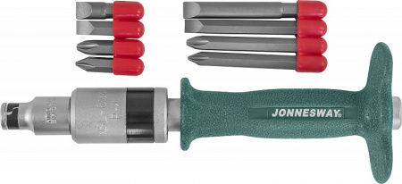 Набор ударных отверток SL 8, 10 (36, 80 мм), PH# 2, 3 (36, 80 мм), 5 предметов Jonnesway AG010139