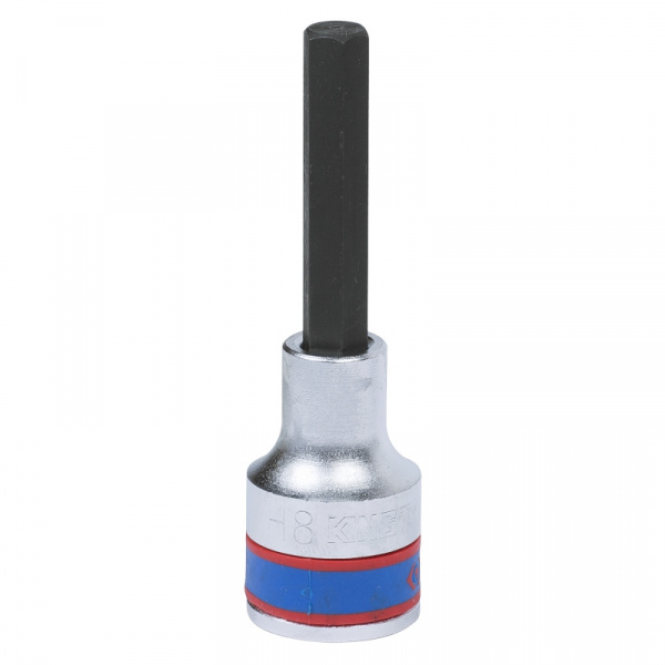 Насадка (бита) торцевая 1/2", HEX, 8 мм, L = 80 мм 403508 King Tony