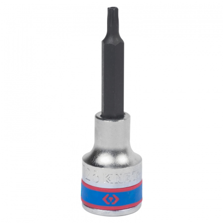 Насадка (бита) торцевая 1/2", TORX, T25, L = 80 мм, с отверстием 403725 King Tony