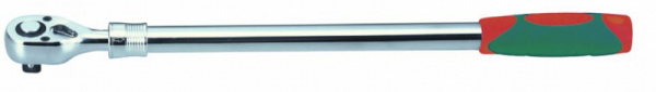 Трещотка телескопическая 315-445 мм, 1/2" с быстрым сбросом, 72 зуба  HANS