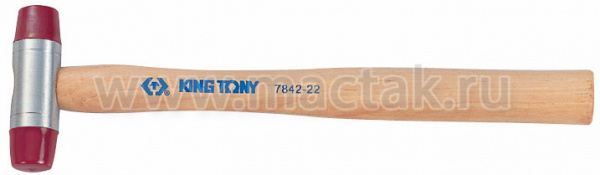 Киянка 60 мм, 875 г, полиуретановые сменные насадки 7842-60 King Tony