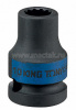 Головка торцевая ударная двенадцатигранная 1/2", 17 мм 453017M King Tony